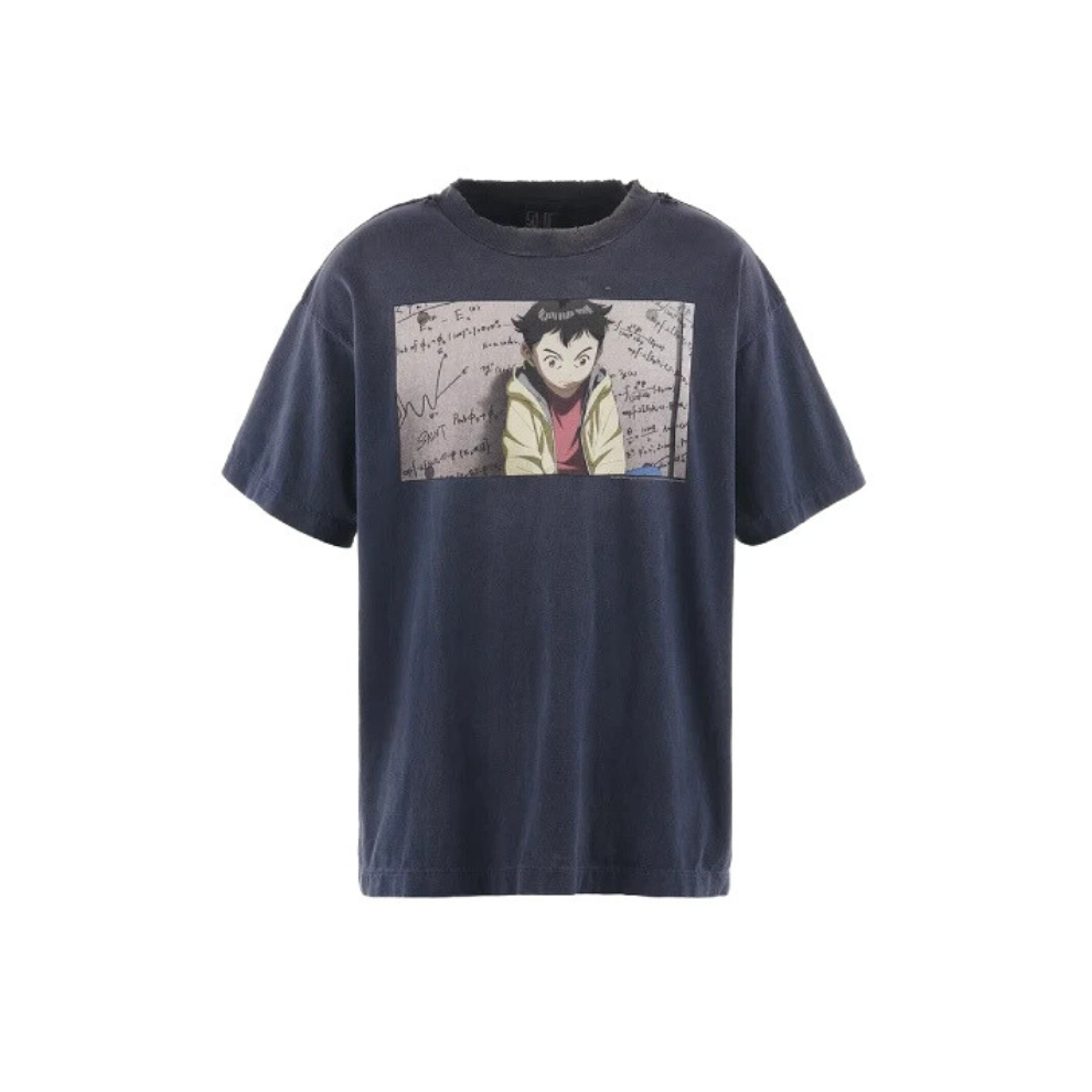 Navy SAINT Mxxxxxx x PLUTO Short Sleeve T-shirt