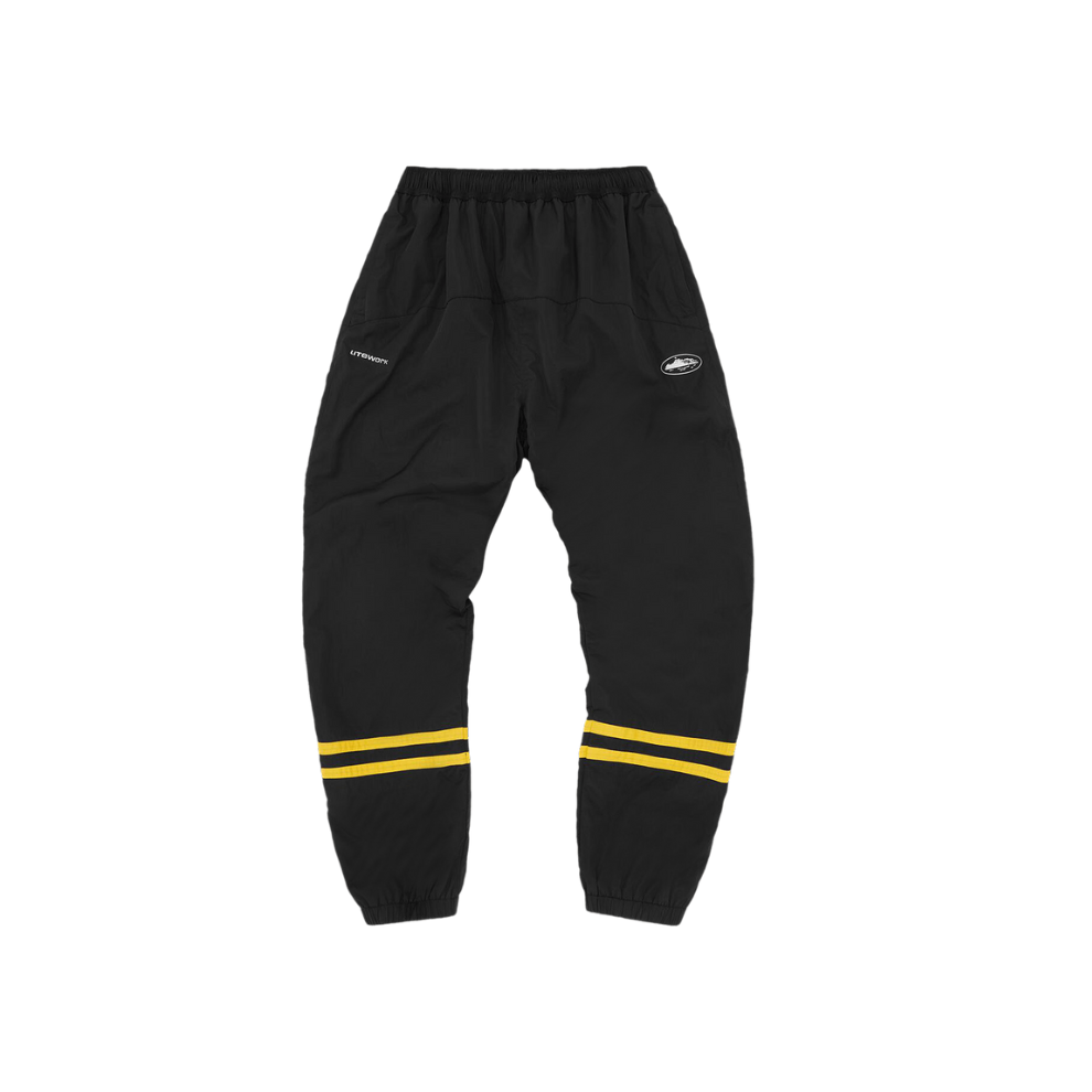Corteiz Striped Litework Pant Black