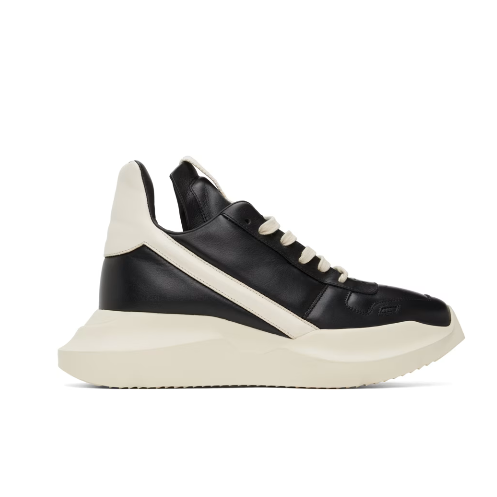 RICK OWENS Black Geth Sneakers