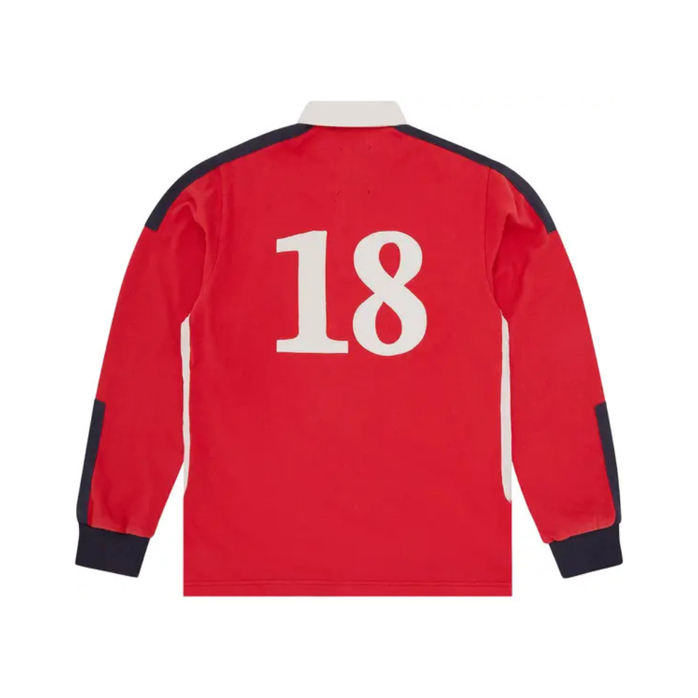 Corteiz Paneled Rugby 'Red'