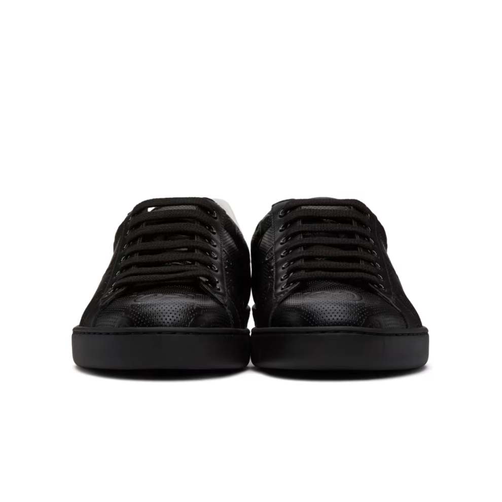 GUCCI Black GG Ace Sneakers