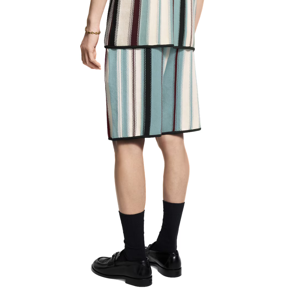 Louis Vuitton Striped Crochet Shorts
