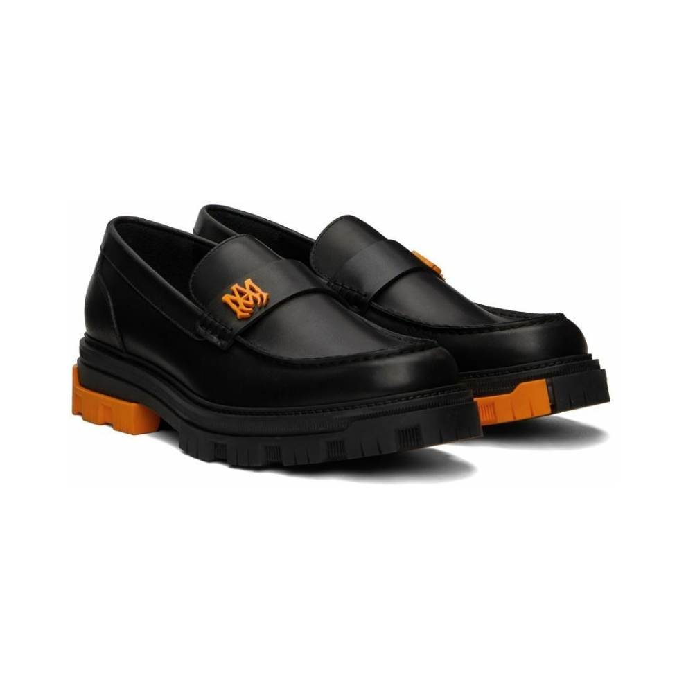 AMIRI Black Military Slip-On Loafers
