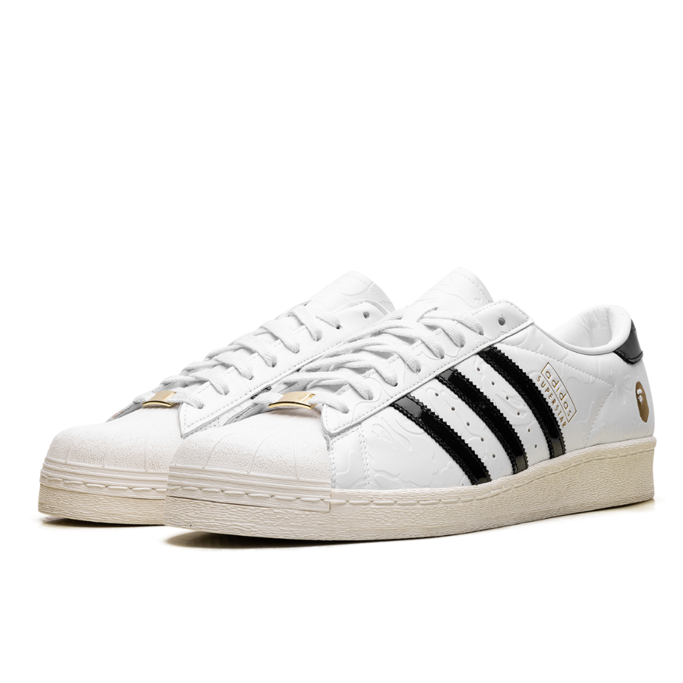 Adidas Superstar Vintage "A Bathing Ape - White Black"