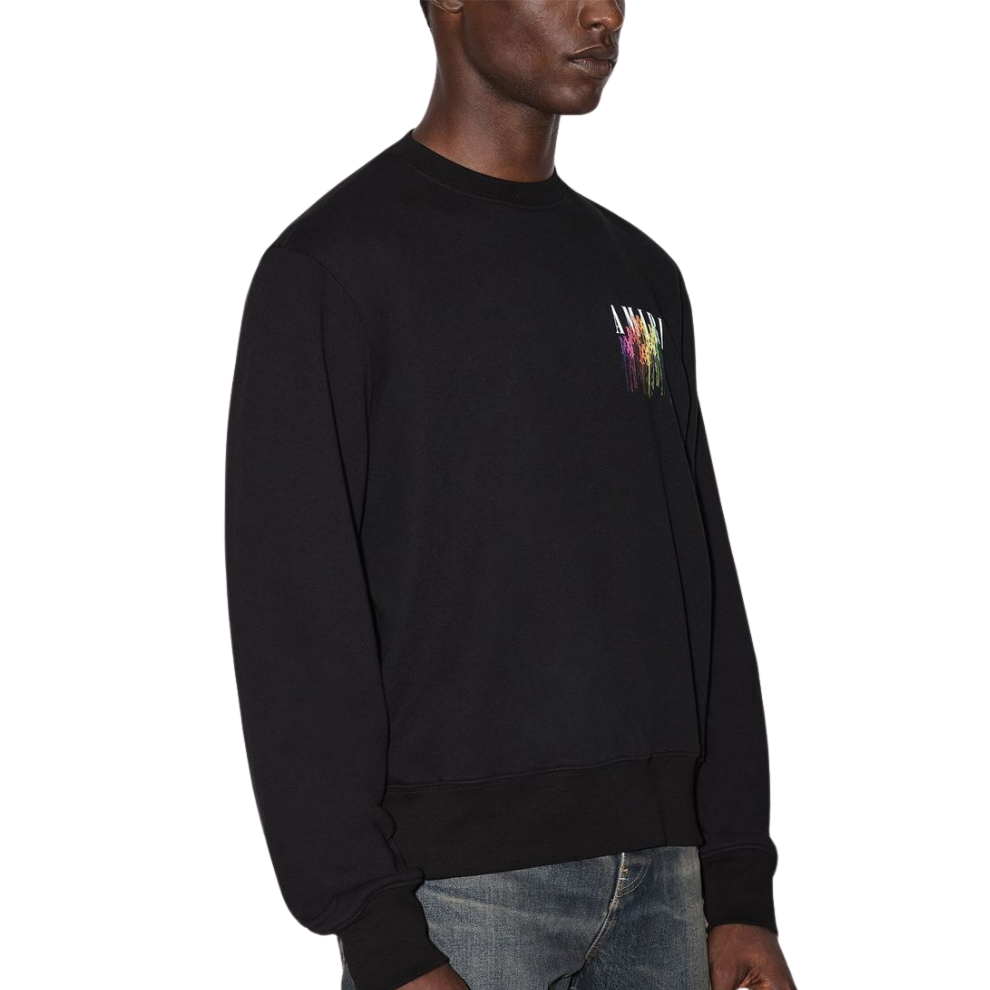 AMIRI Drip Ogo-Print Sweatshirt - Black