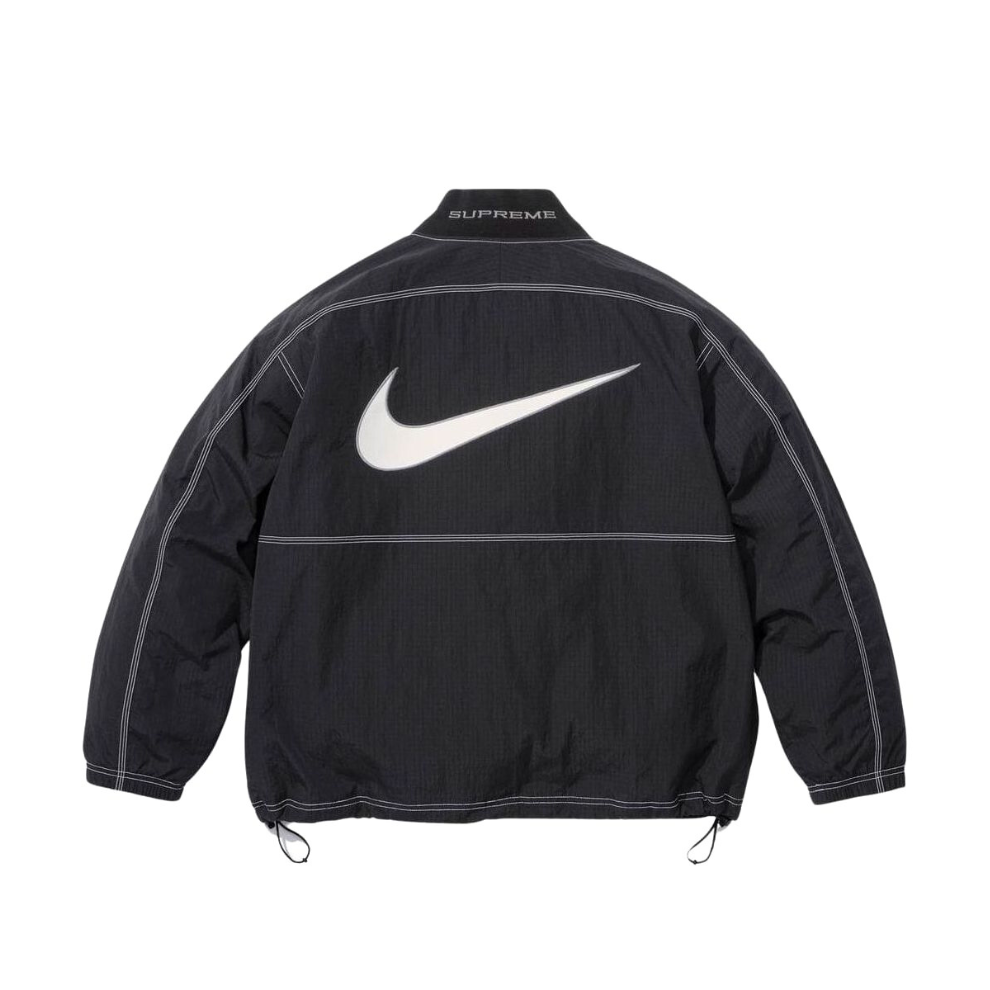 Supreme x Nike Ripstop Pullover 'Black White'