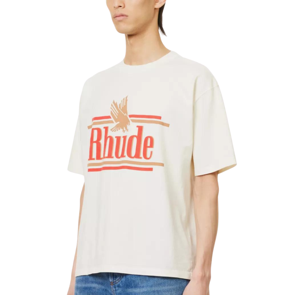 RHUDE Rossa logo-print cotton-jersey T-shirt