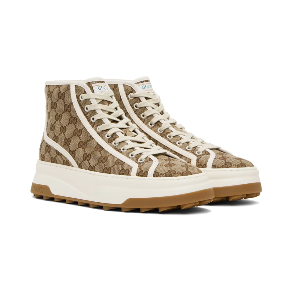 GUCCI Beige GG Sneakers