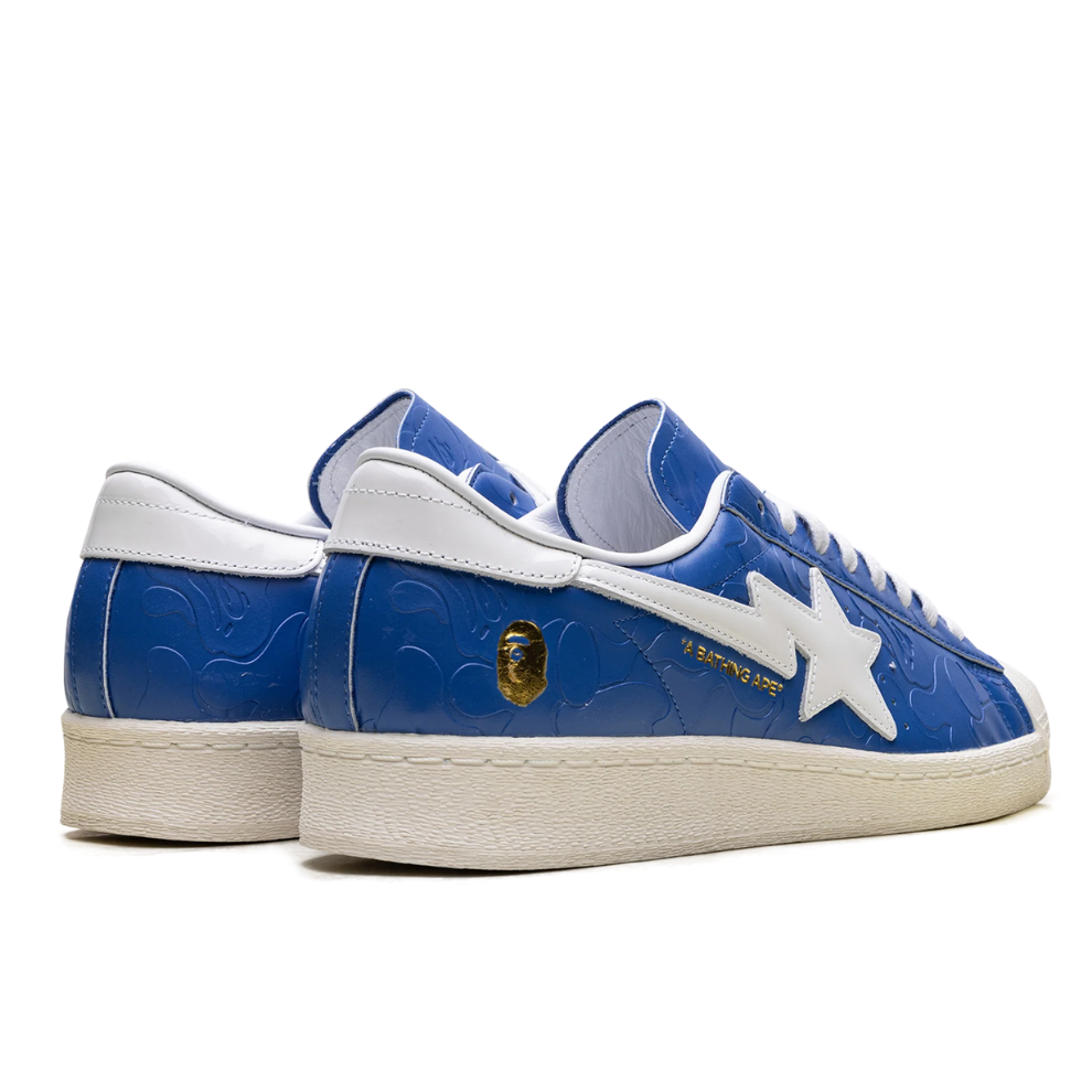 Adidas Superstar Vintage "Bape Blue White"
