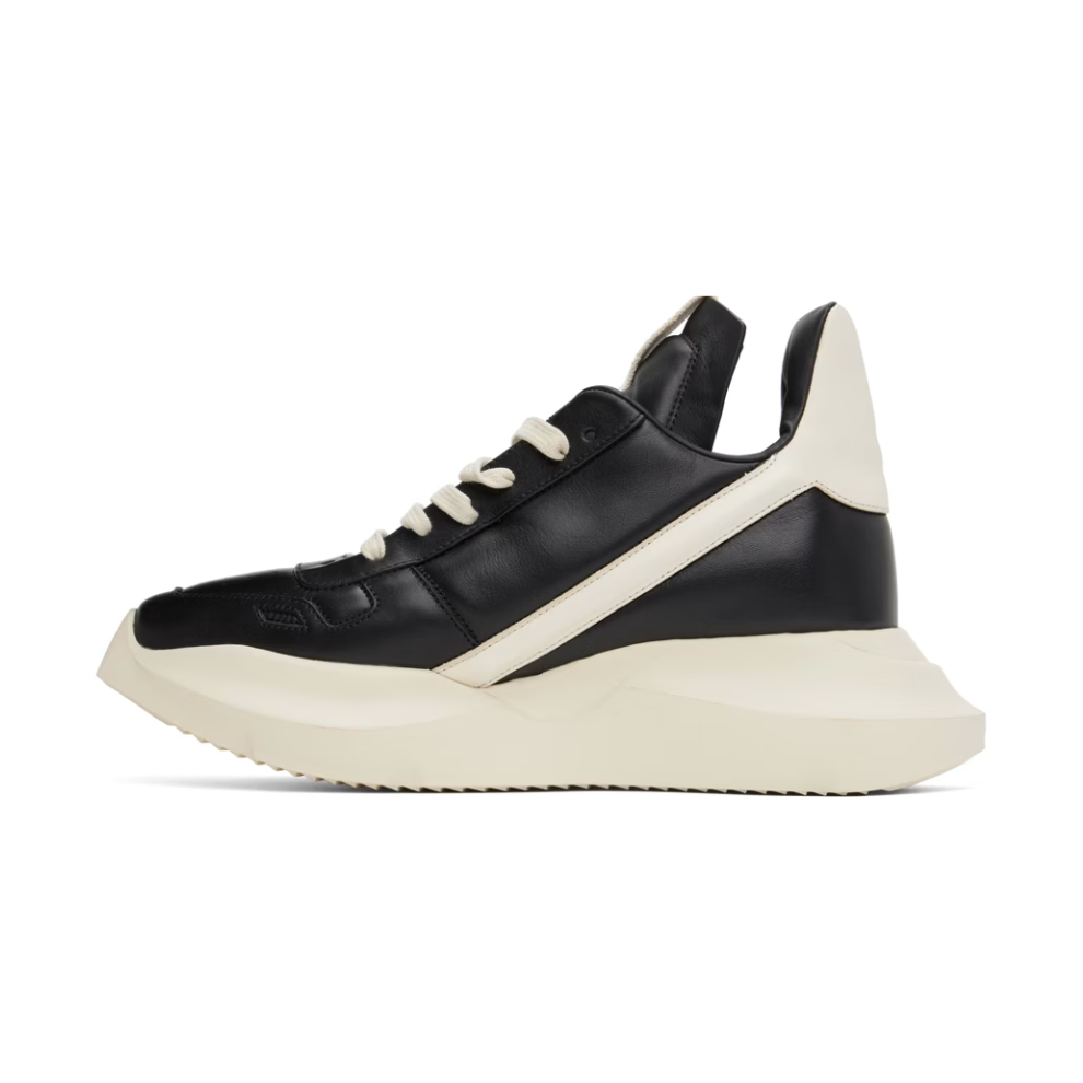 RICK OWENS Black Geth Sneakers