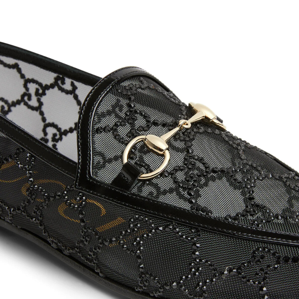 Gucci Women's GG crystal Gucci Jordaan loafer