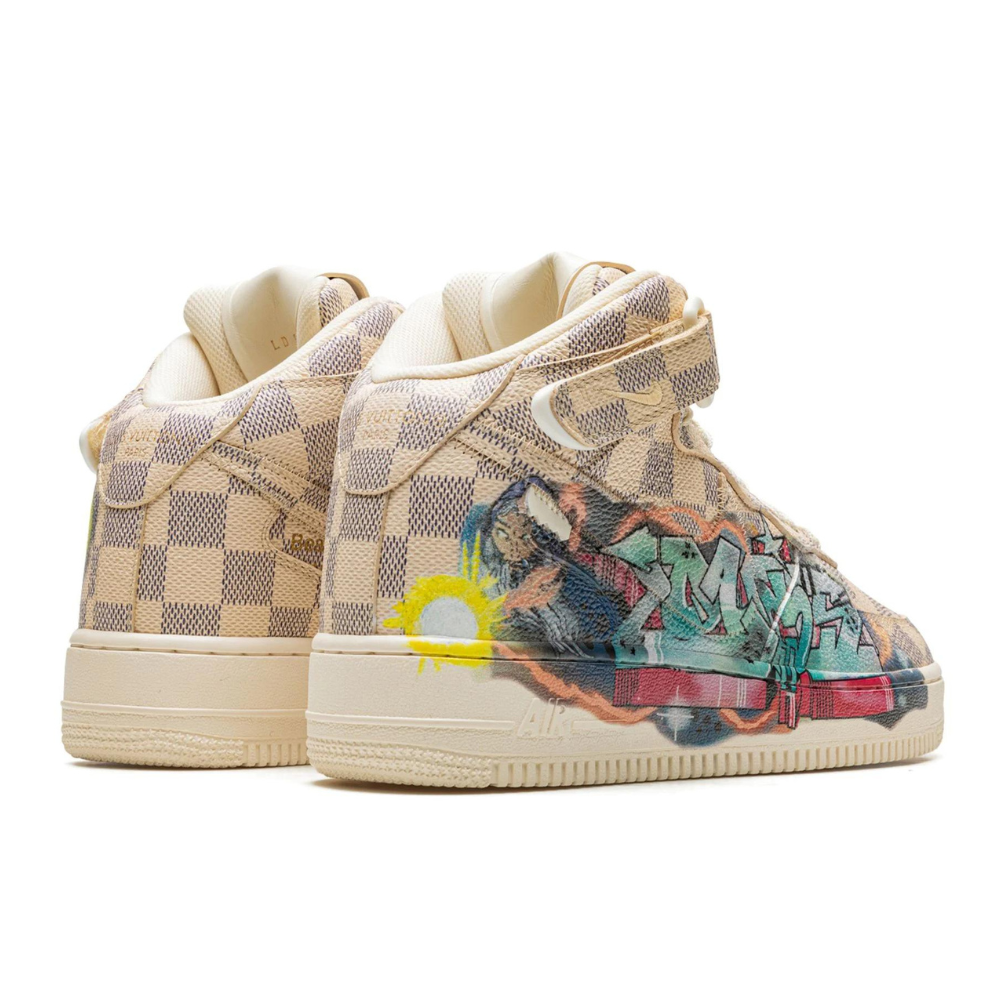 NIKE LOUIS VUITTON AIR FORCE 1 MID "Virgil Abloh - Graffiti"