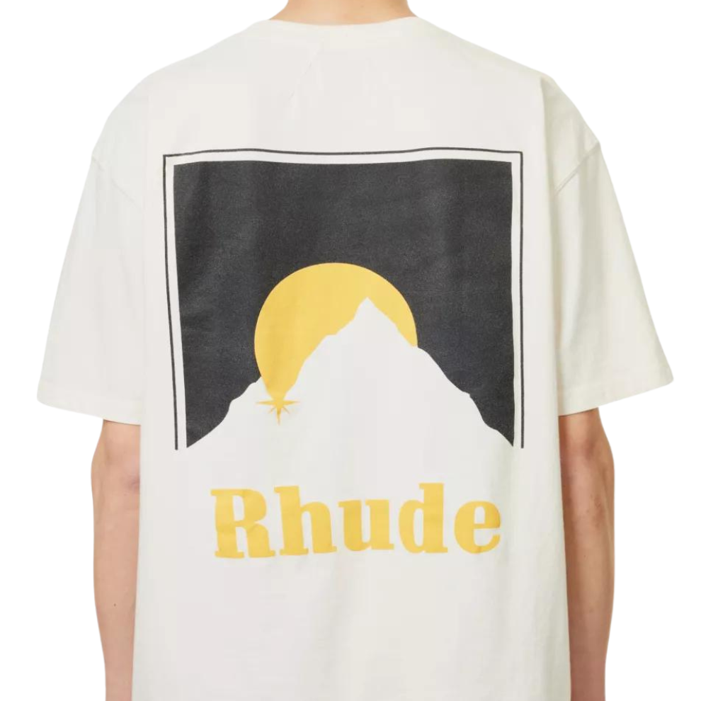 RHUDE Moonlight graphic-print relaxed-fit cotton-jersey T-shirt