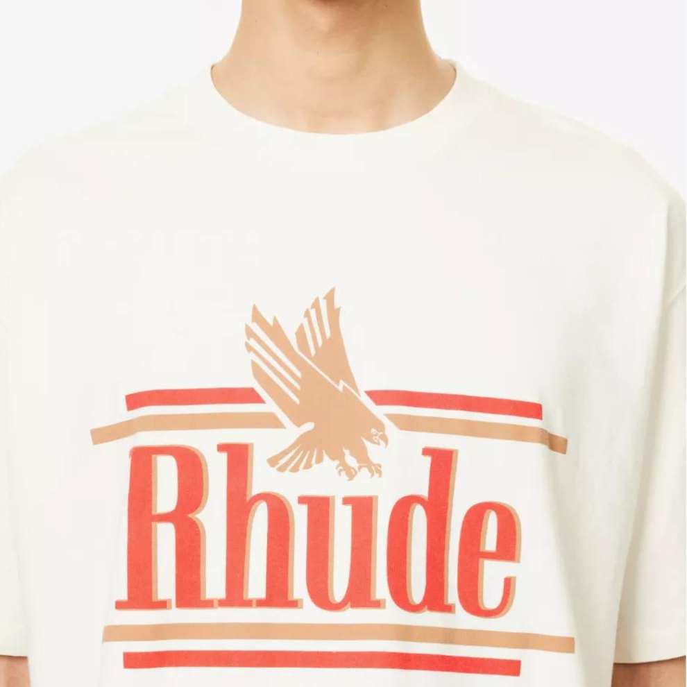 RHUDE Rossa logo-print cotton-jersey T-shirt