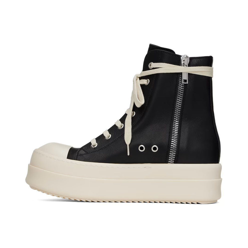 RICK OWENS Black Mega Bumper Sneakers