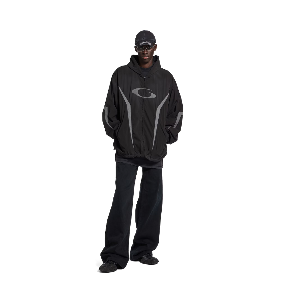 BALENCIAGA Men's Loop Sports Icon Large Tracksuit Jacket