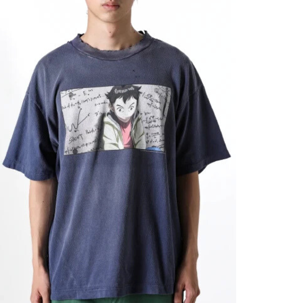Navy SAINT Mxxxxxx x PLUTO Short Sleeve T-shirt