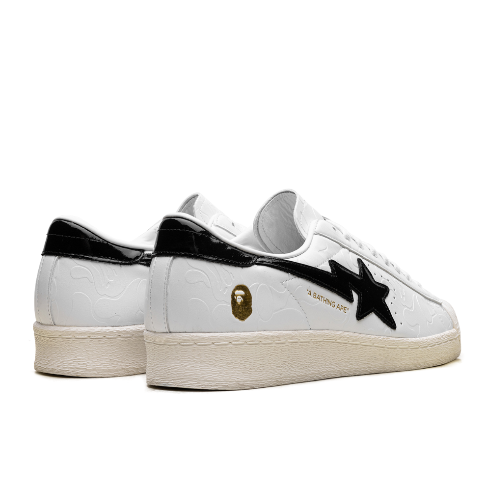 Adidas Superstar Vintage "A Bathing Ape - White Black"