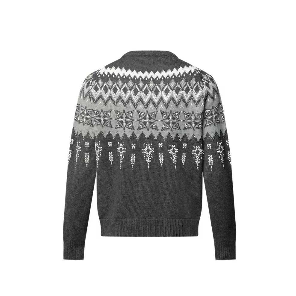 LOUIS VUITTON Embellished Wool-Cashmere Blend Pullover