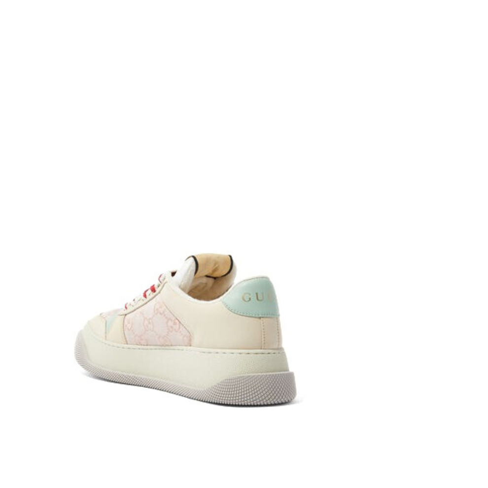 Gucci Screener Leather & Canvas Sneakers