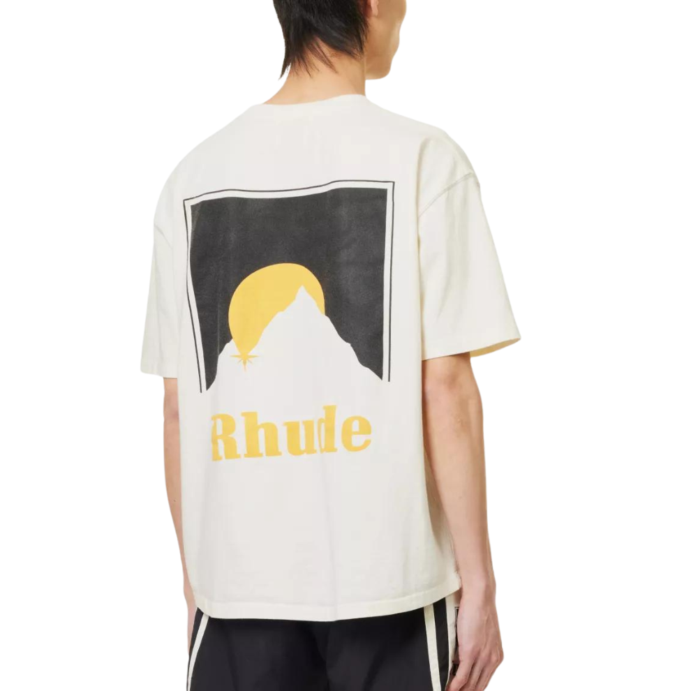 RHUDE Moonlight graphic-print relaxed-fit cotton-jersey T-shirt