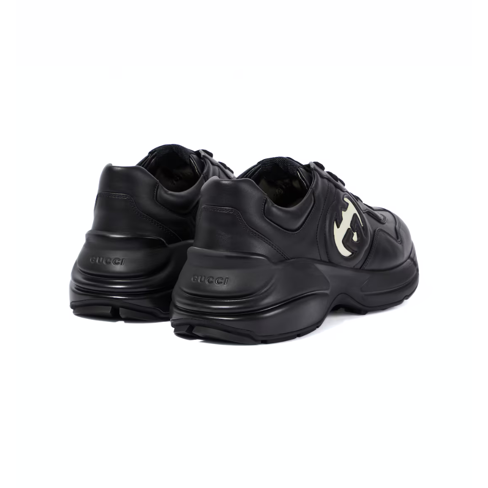 Gucci Rhyton leather sneakers