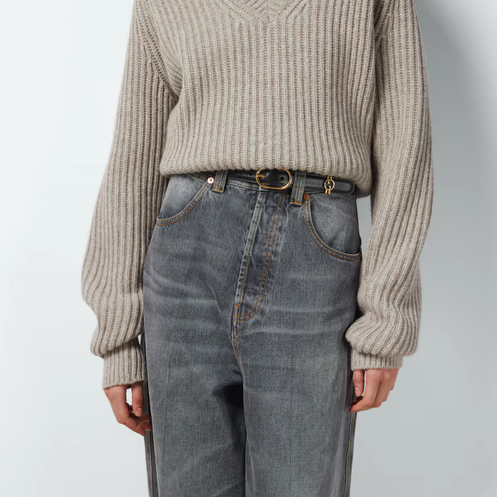Gucci Belt with Round Interlocking G