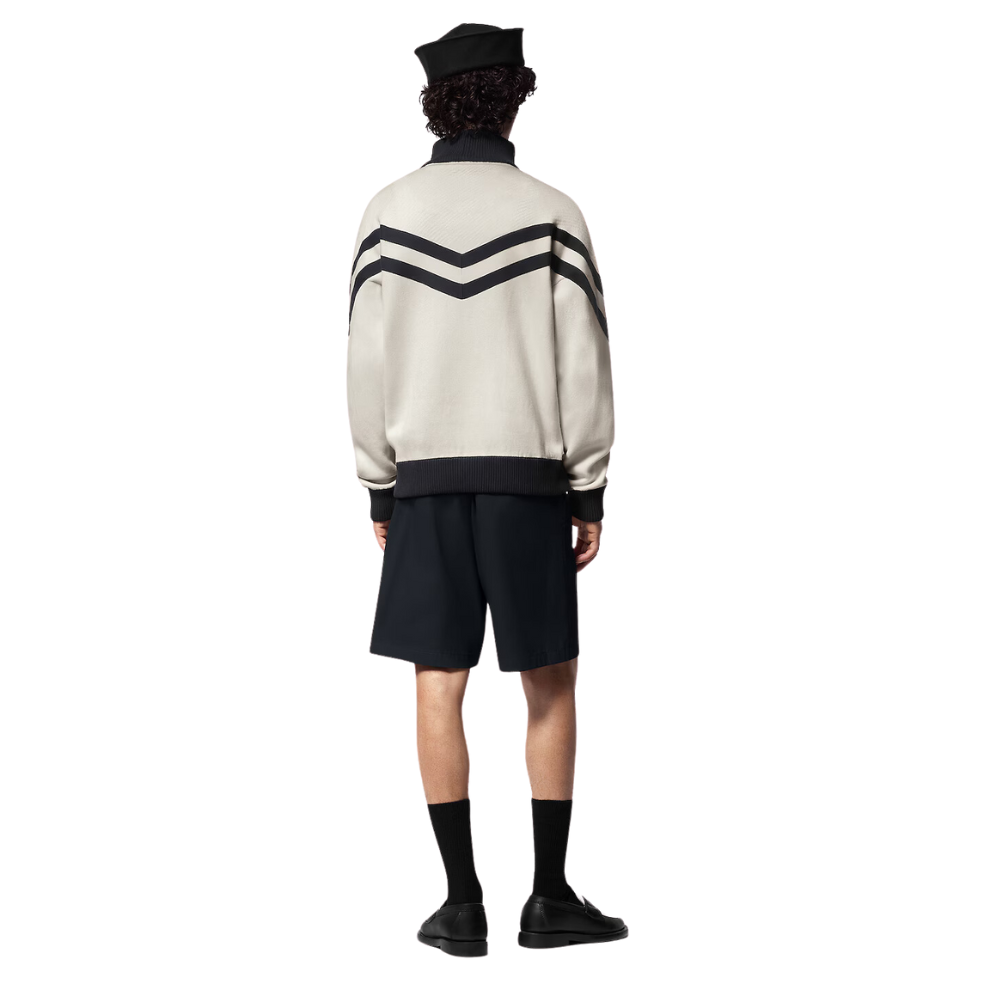 LOUIS VUITTON Knitted Cotton Sailor Blouson