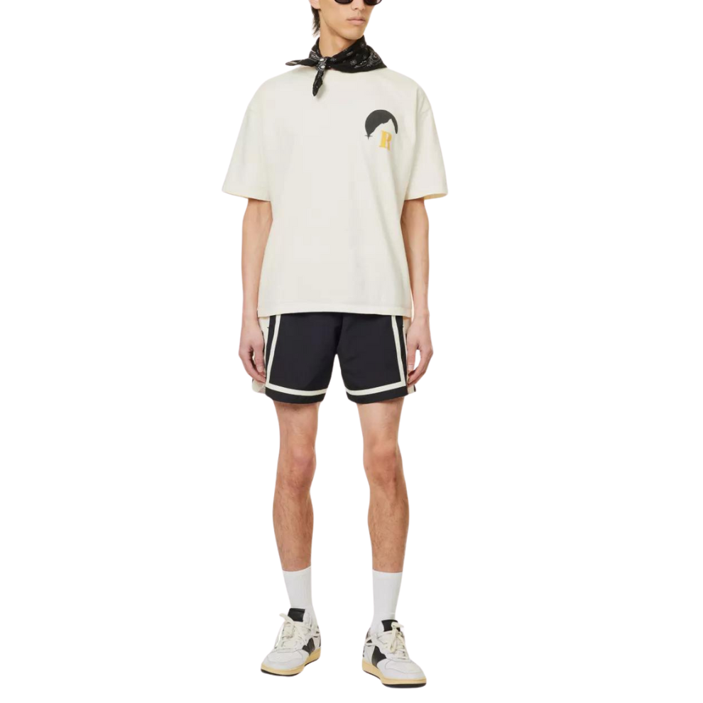 RHUDE Moonlight graphic-print relaxed-fit cotton-jersey T-shirt