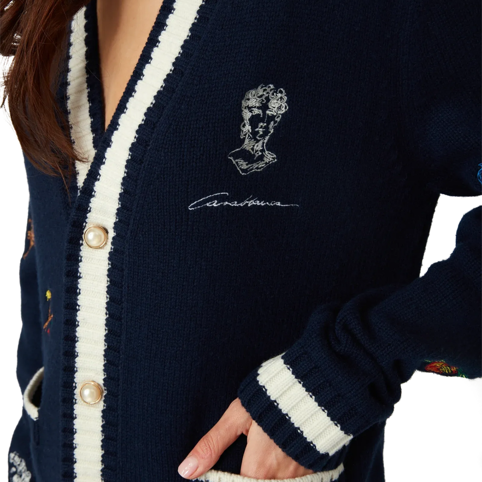 Casablanca Cashmere Cardigan