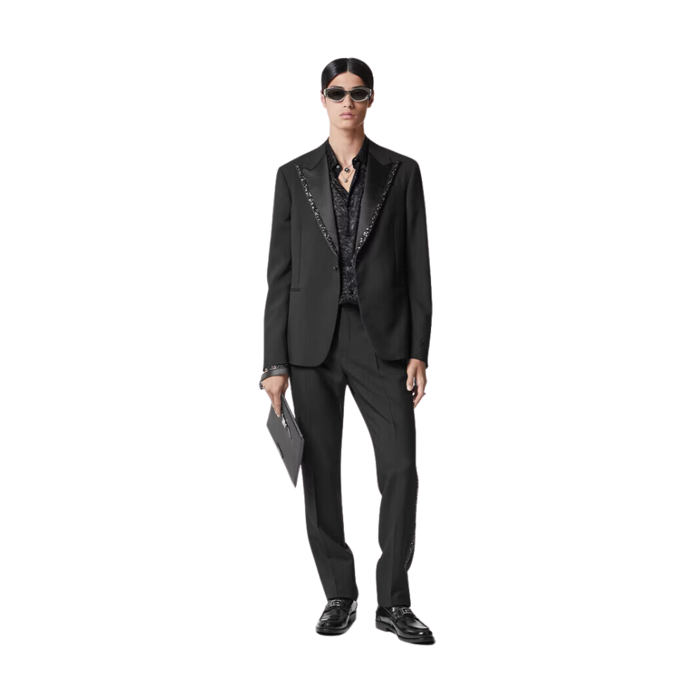 VERSACE BAROCCO DEVORÉ SILK SHIRT