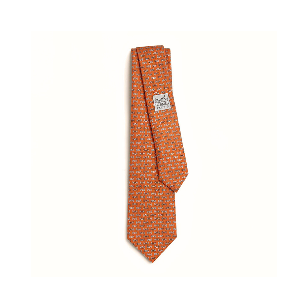 Hermès Maillons Rythmes tie