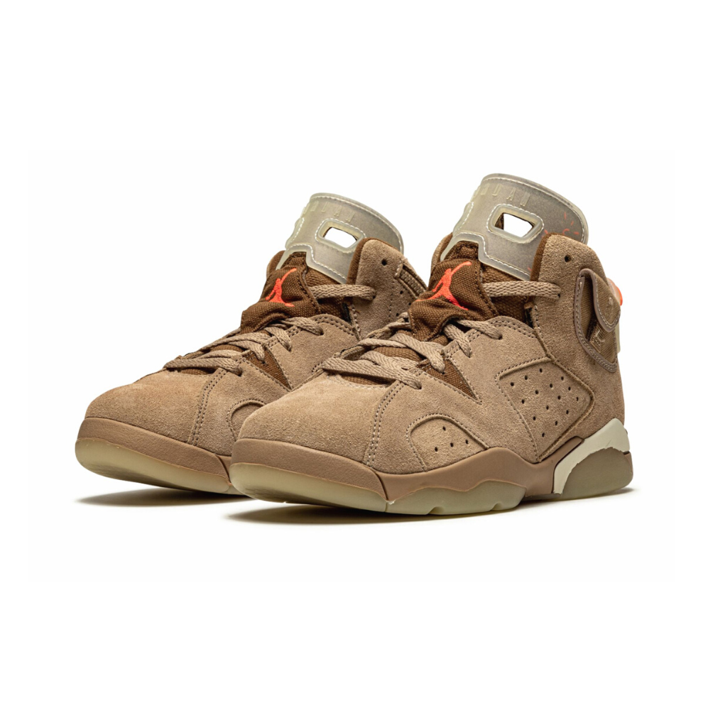 AIR JORDAN 6 RETRO PS "Travis Scott - British Khaki"