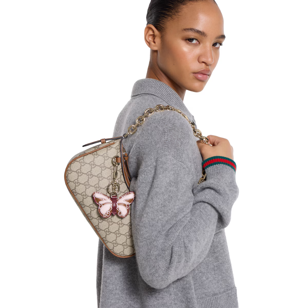 Gucci GG Emblem small shoulder bag
