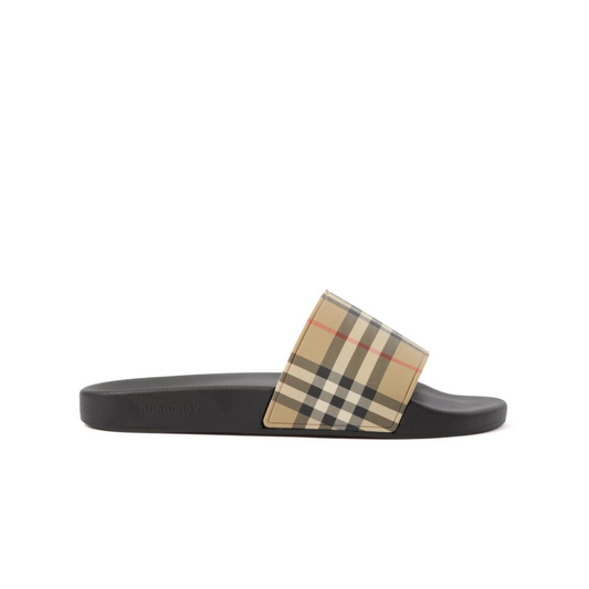 Burberry Check Slides