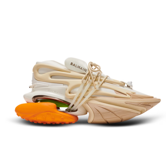 BALMAIN Unicorn sneakers in neoprene and leather