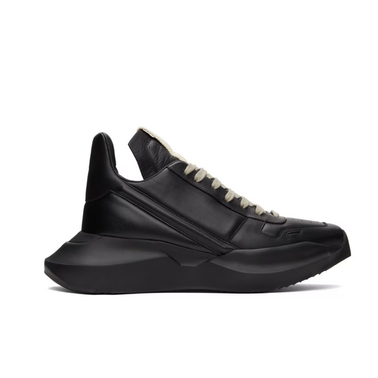 RICK OWENS Black Geth Sneakers