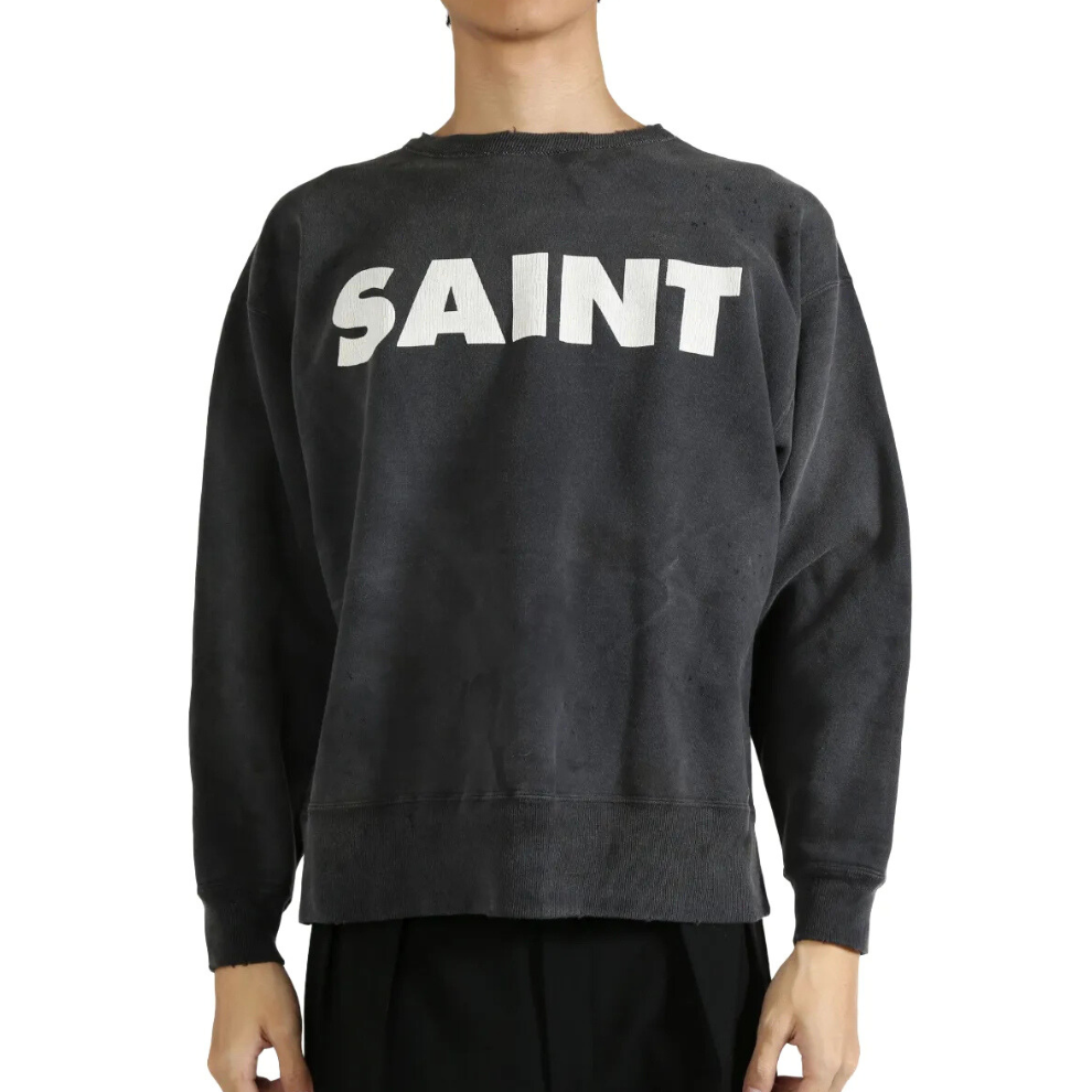 SAINT MXXXXXX logo-print sweatshirt