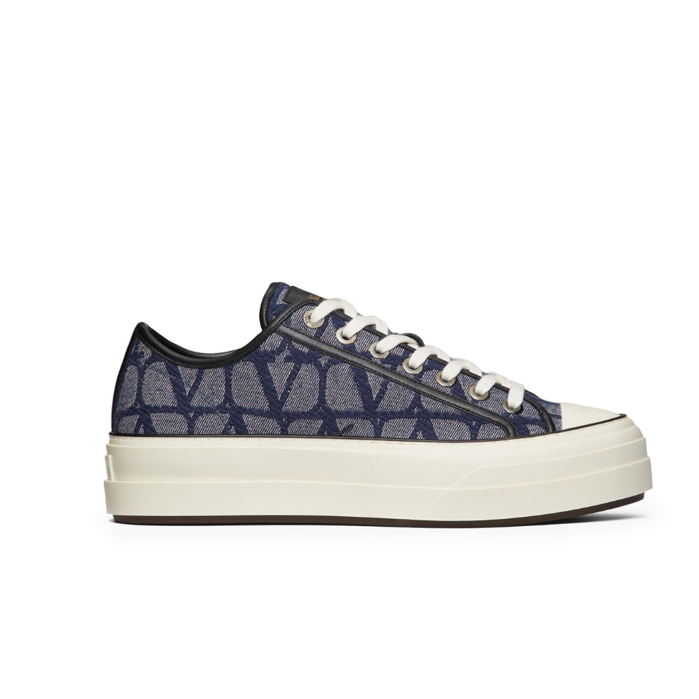 VALENTINO GARAVANI  DENIM-EFFECT JACQUARD TOIL