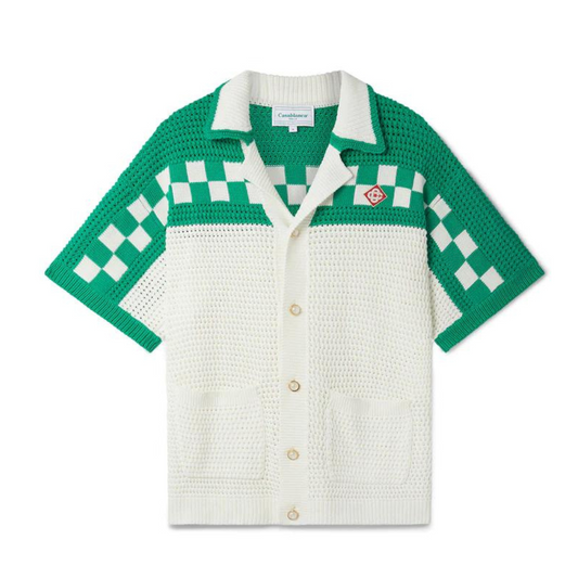 Casablanca Knitted Crochet Shirt