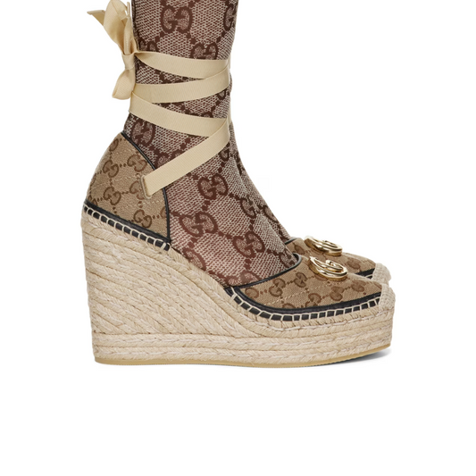 GUCCI Beige GG Espadrilles