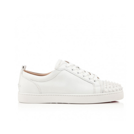 Louis Junior Spikes Sneakers - Calf leather and spikes - White