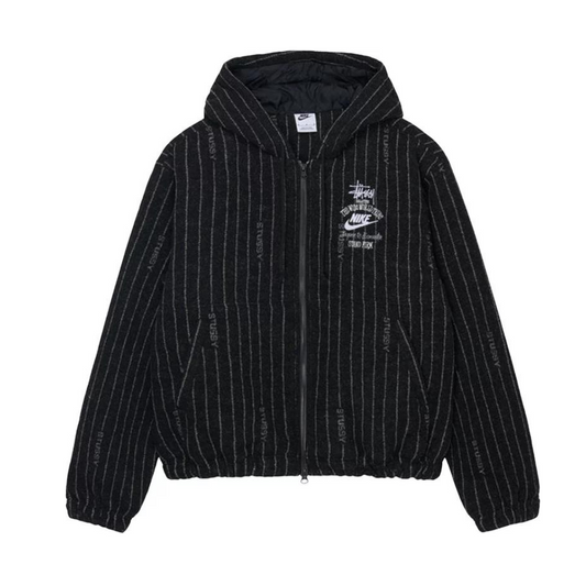 NIKE X STUSSY STRIPE WOOL JACKET
