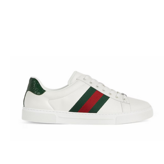 GUCCI MEN'S ACE TRAINER WITH WEB
