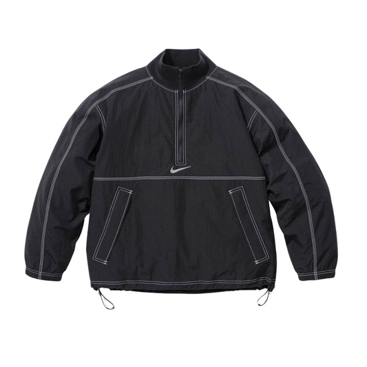 Supreme x Nike Ripstop Pullover 'Black White'