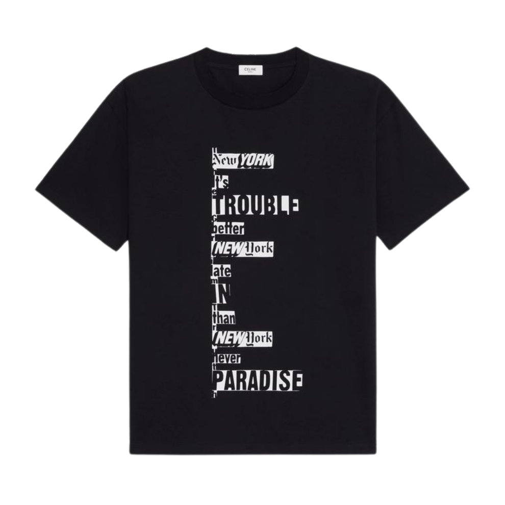 CELINE DASH SNOW LOOSE T-SHIRT