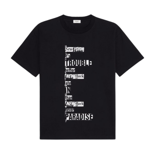 CELINE DASH SNOW LOOSE T-SHIRT