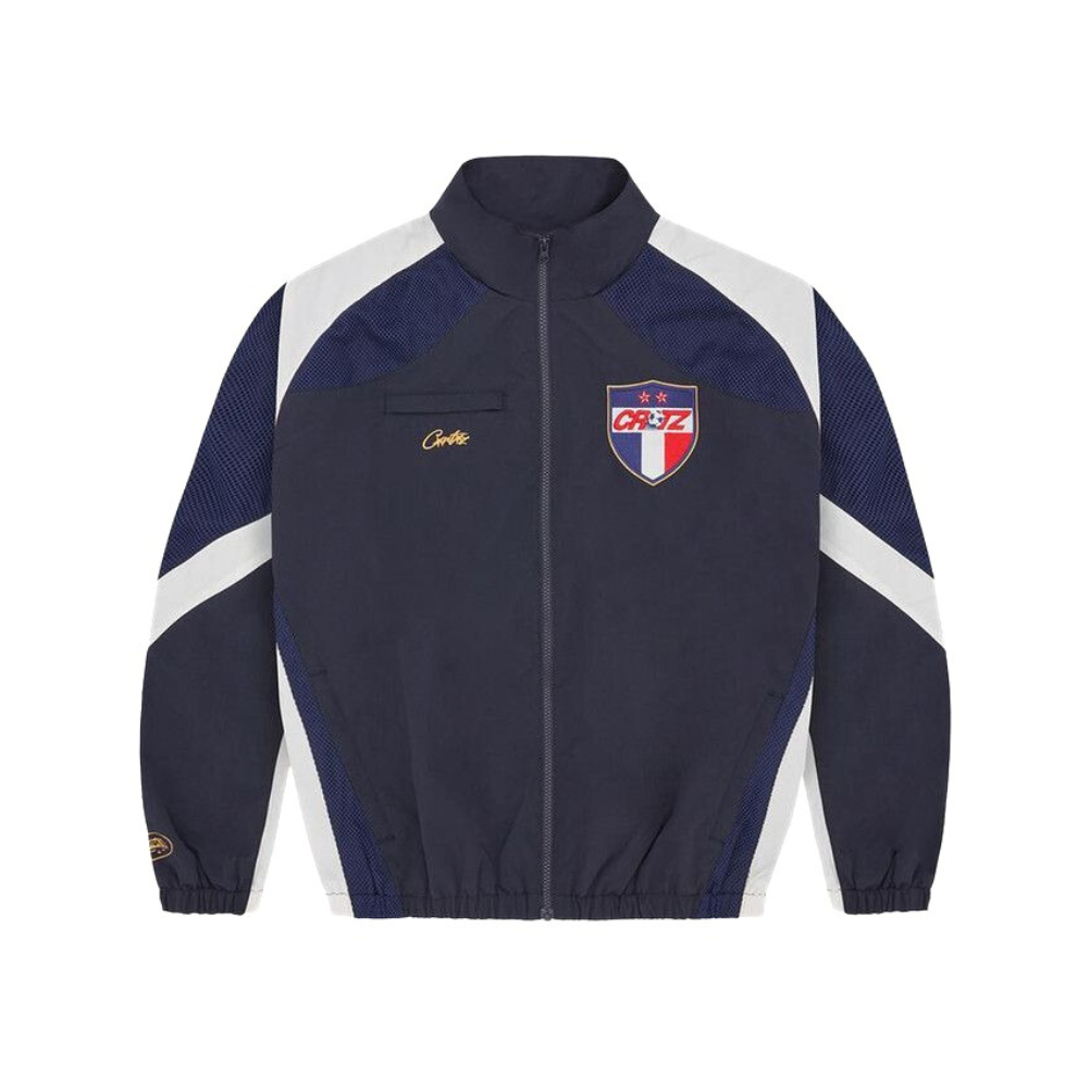 Corteiz Francais Shuku Jacket Navy/White