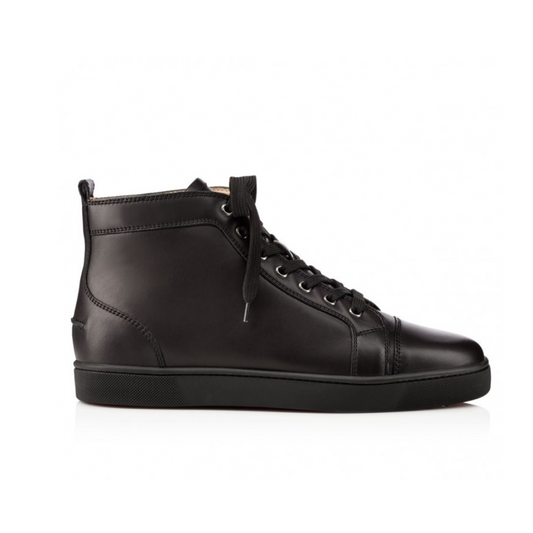 CHRISTIAN LOUBOUTIN Louis High-top sneakers - Calf leather - Black