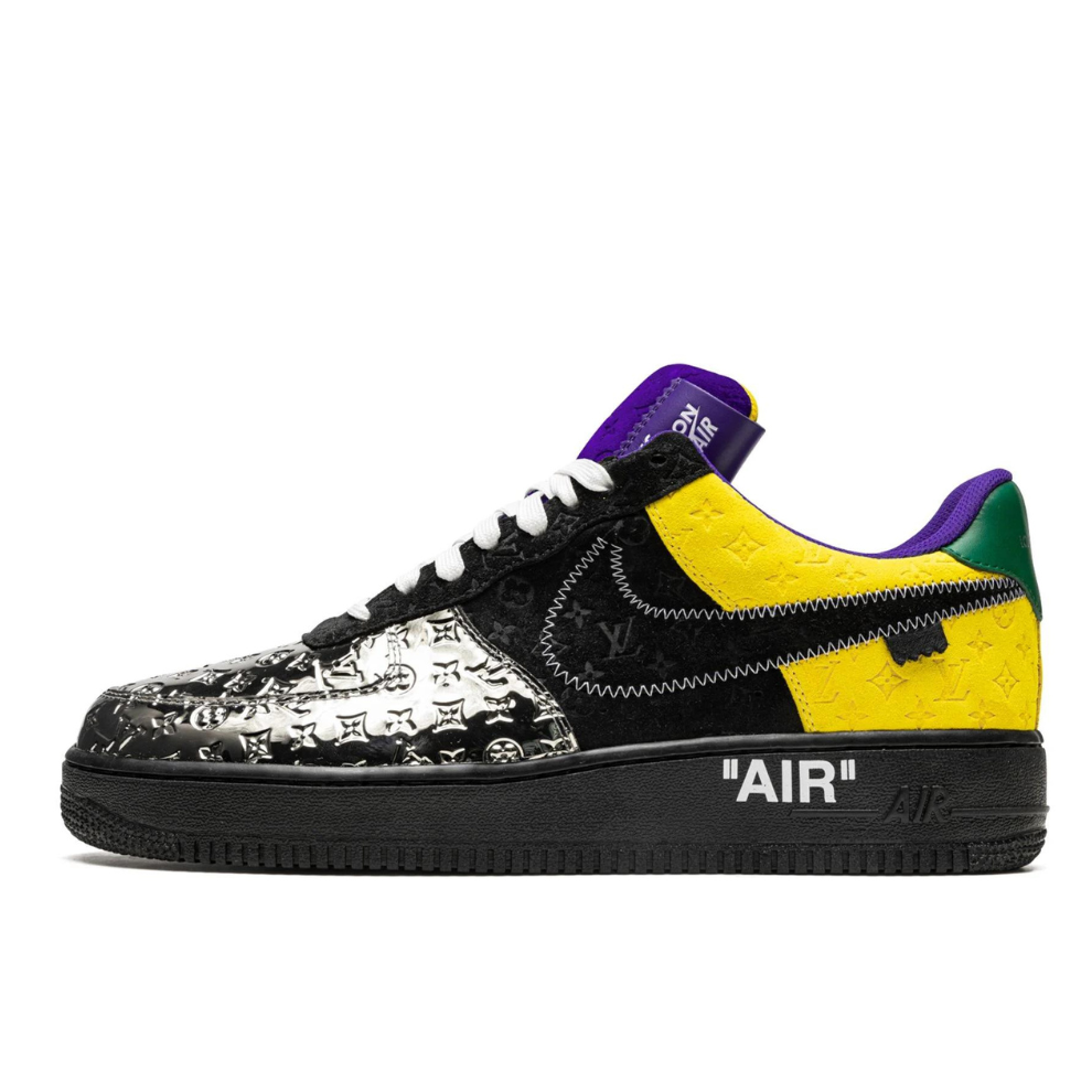 NIKE LOUIS VUITTON AIR FORCE 1 LOW "Virgil Abloh - Purple Dusk/Metallic Silver"